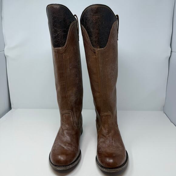 Ariat Paragon Riding Boot Brown Leather Knee-High Boots Women's 7.5B Leather EUC - Picture 4 of 16